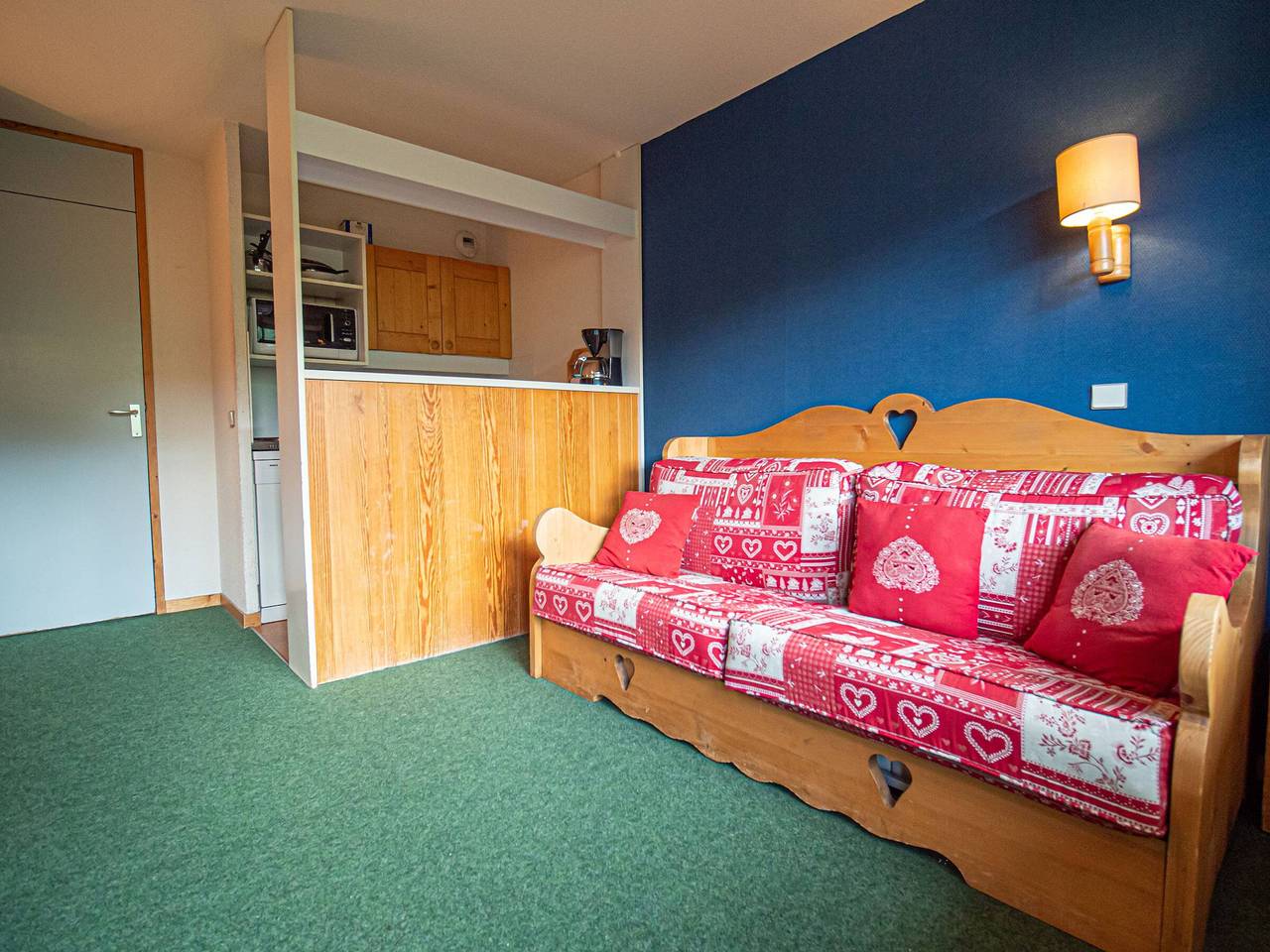 Ganze Wohnung, 2-Zimmer-Wohnung in Pistennähe mit Balkon, Haustiere erlaubt in Valmorel, Les Avanchers-Valmorel