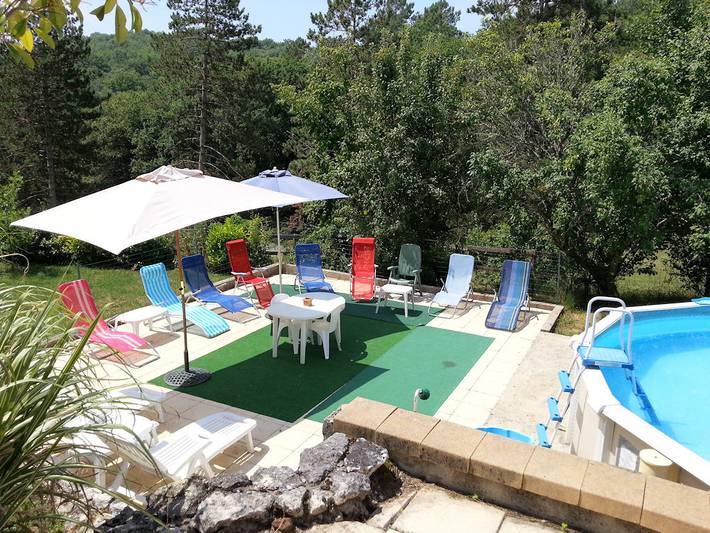 Gîte pour 6 personnes, avec terrasse et piscine à Rouffignac-Saint-Cernin-de-Reilhac - 2
