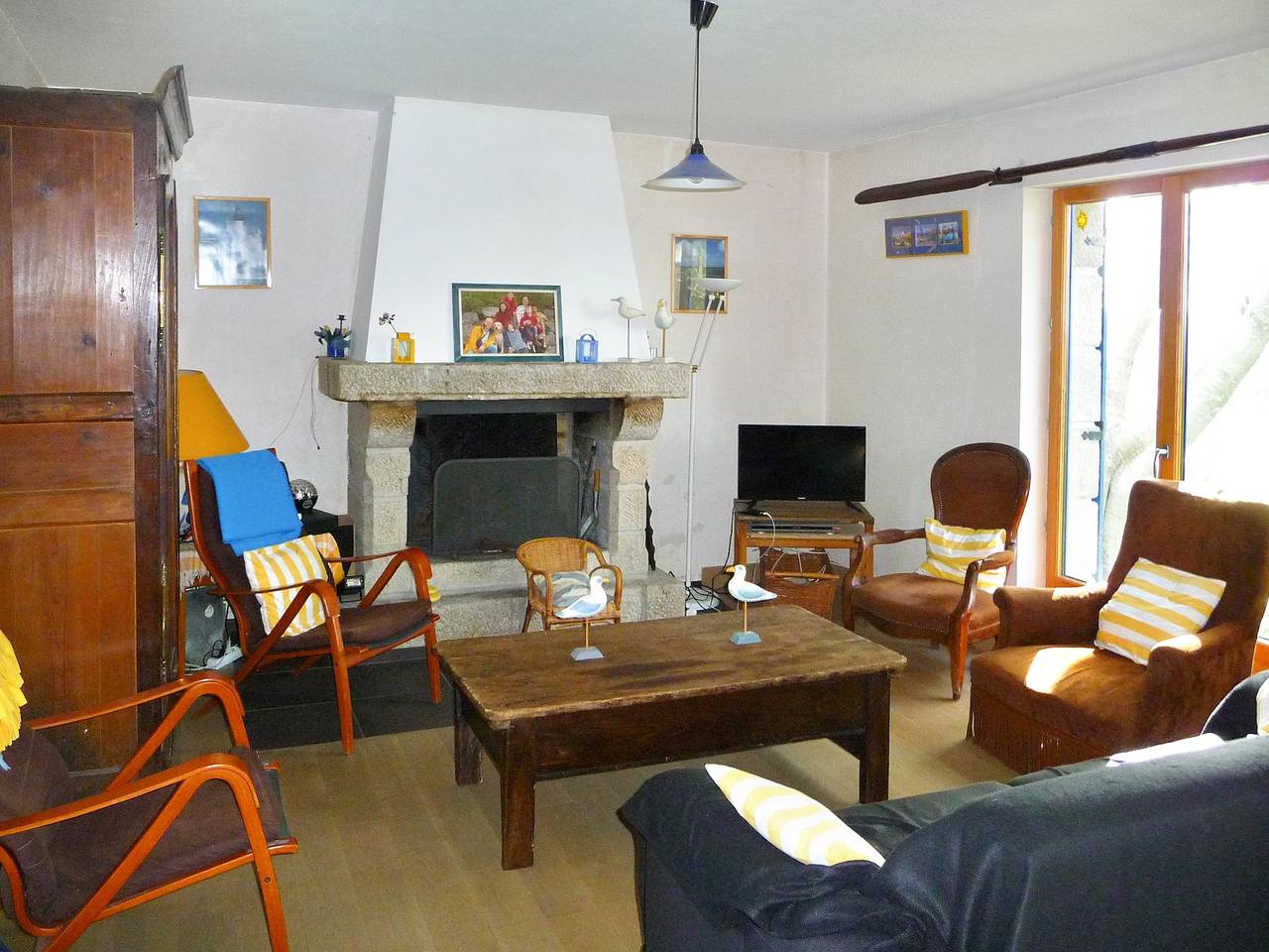 Casa con encanto en Plougrescant con jardín y estacionamiento. in Plougrescant, Costa de granito rosa