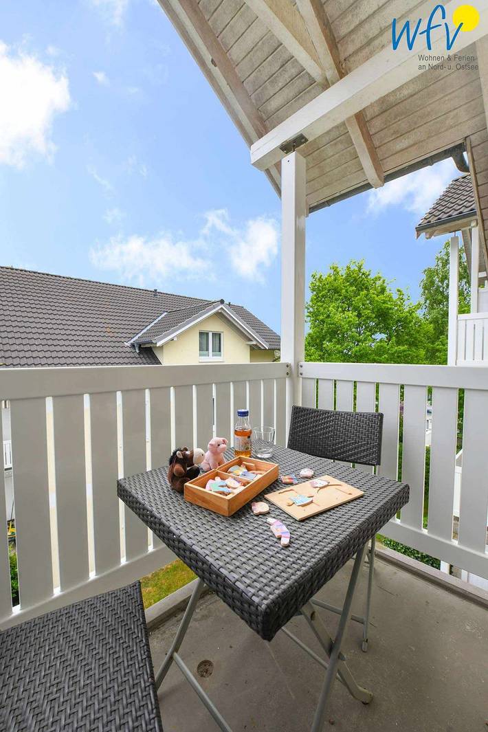 Ferienwohnung für 4 Personen, mit Balkon und Seeblick in Binz - 2