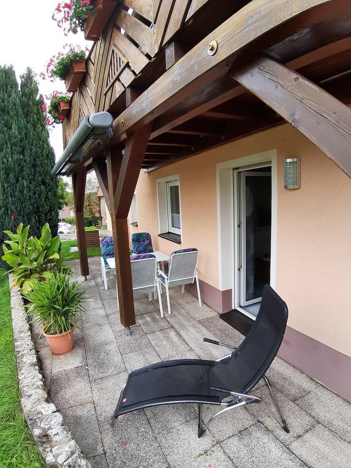 Ferienwohnung für 2 Personen, mit Balkon und Terrasse in der Fränkische Schweiz