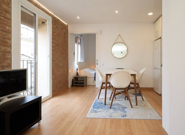 Apartamento para 3 personas, con balcón en La Barceloneta