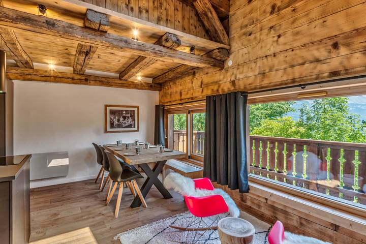 Chalet pour 6 personnes, avec balcon, adapté aux familles à Combloux - 3