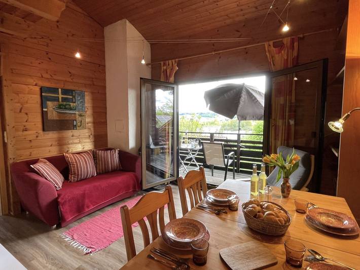 Ferienhaus für 4 Personen, mit Balkon und Ausblick sowie Garten in Oberschwaben - 3