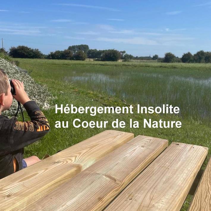 Tente pour 2 personnes, avec jardin et vue dans la Somme