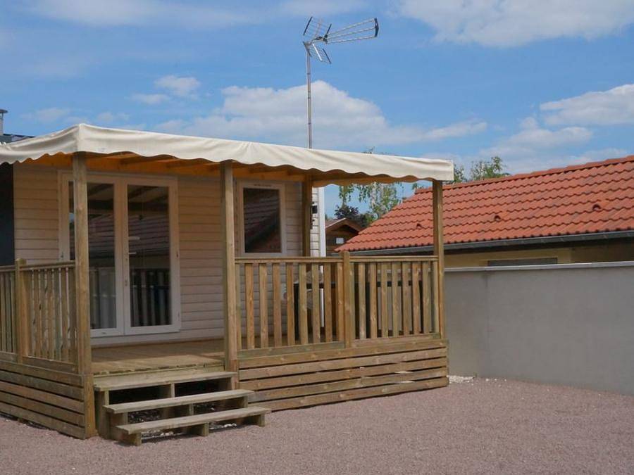 Camping Le Garillon - Mobilhome 3 personas - Cabaña 2/3 personas in Radonvilliers, Parque Natural Regional Forêt d'Orient