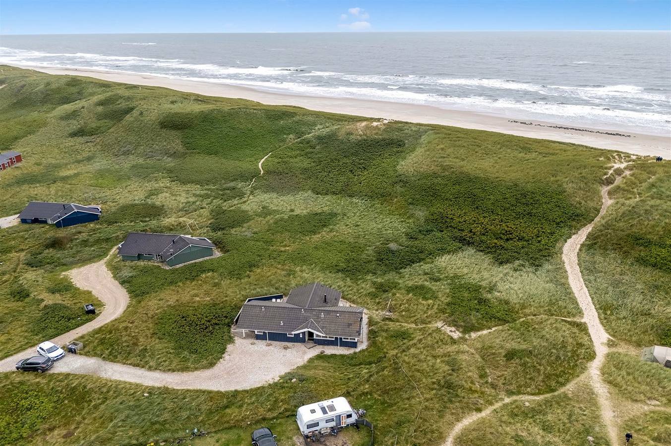 Home in Hvide Sande with sauna in Årgab, Holmsland Klit