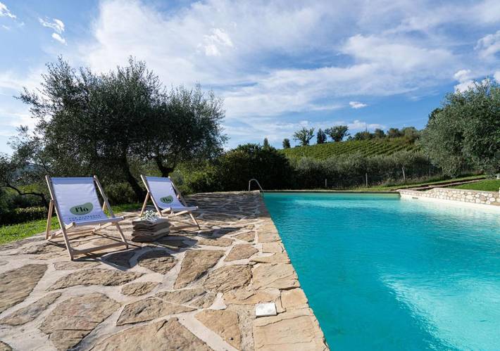 Appartamento vacanze per 5 persone, con panorama e giardino nonché piscina - 1