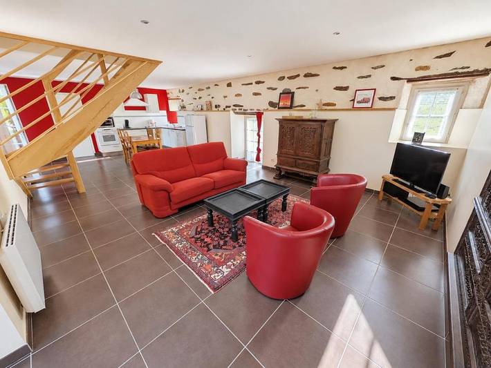 Maison de vacances pour 4 personnes, avec Terrasse et Jardin ainsi que Piscine et Vue à Langoat