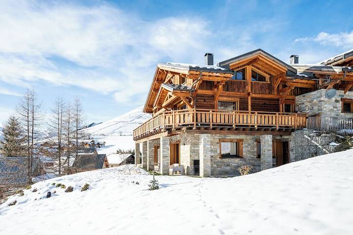 Chalet pour 4 personnes, avec jardin à Albiez-Montrond