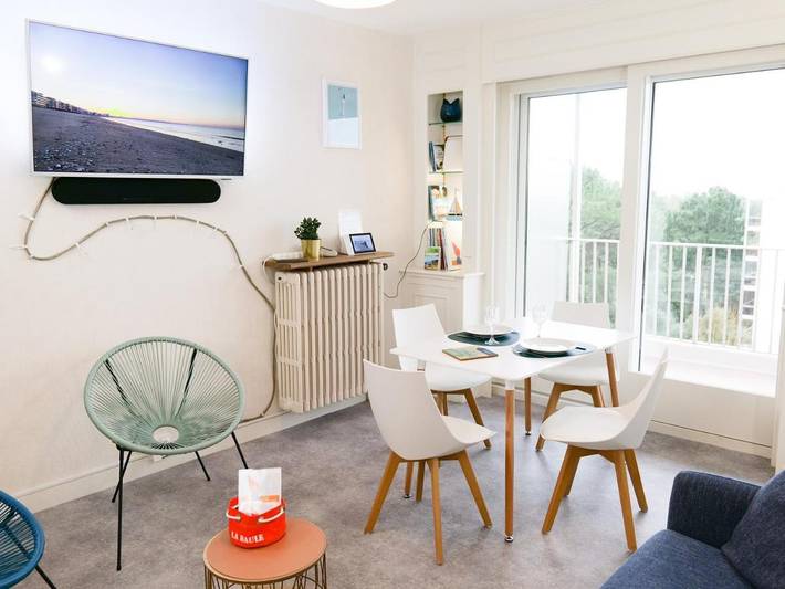 Gîte pour 4 personnes, avec vue et balcon dans Gare De La Baule Les Pins - 3