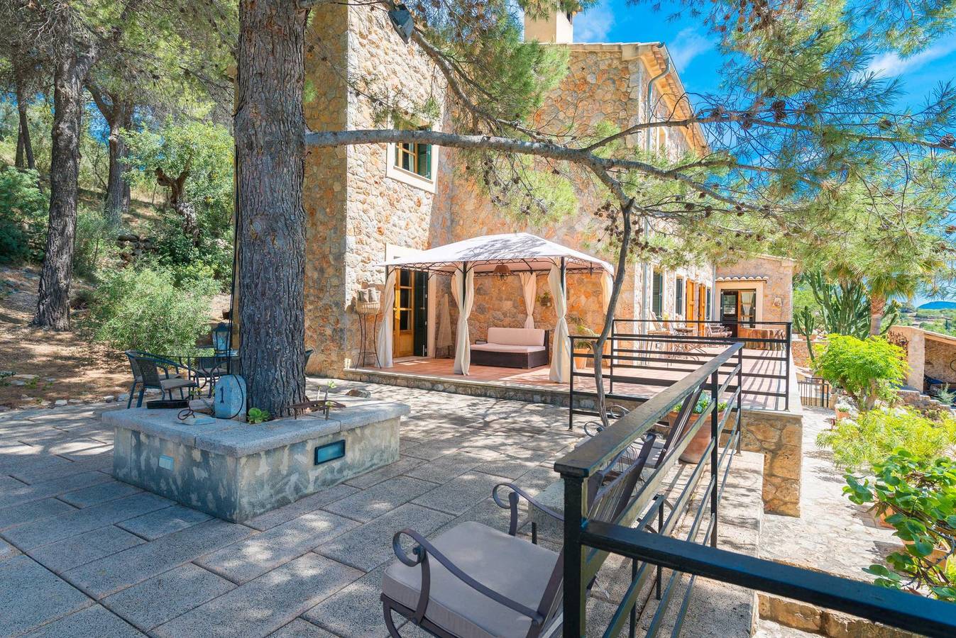 Es Pinar - Ferienhaus mit privaten Pool in Alaro. Wifi gratis in Alaró, Mallorca Inselmitte