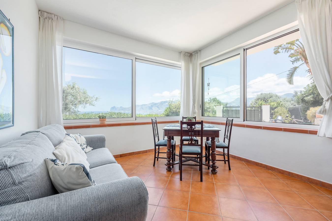 Villa 'Anna Messina' avec vue sur la mer, Wi-Fi et climatisation in Province de Palerme
