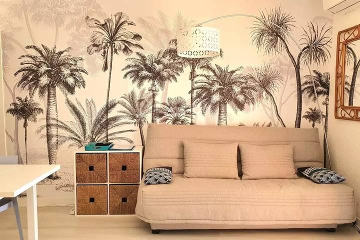 Studio pour 4 personnes, avec balcon, animaux acceptés