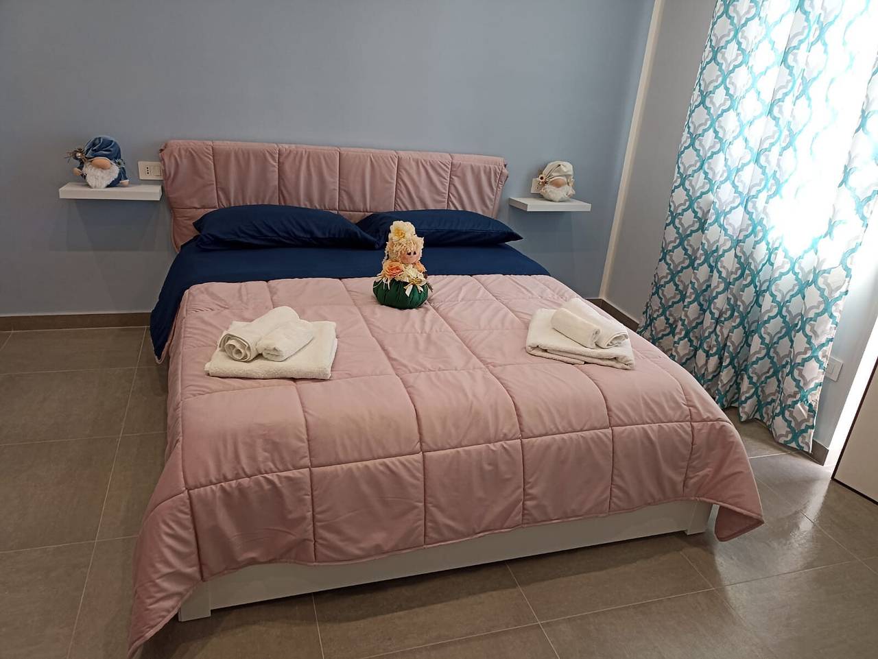 Room 'La Fiesta' with Sea View, Wi-Fi and Air Conditioning in Capaccio, Cilento