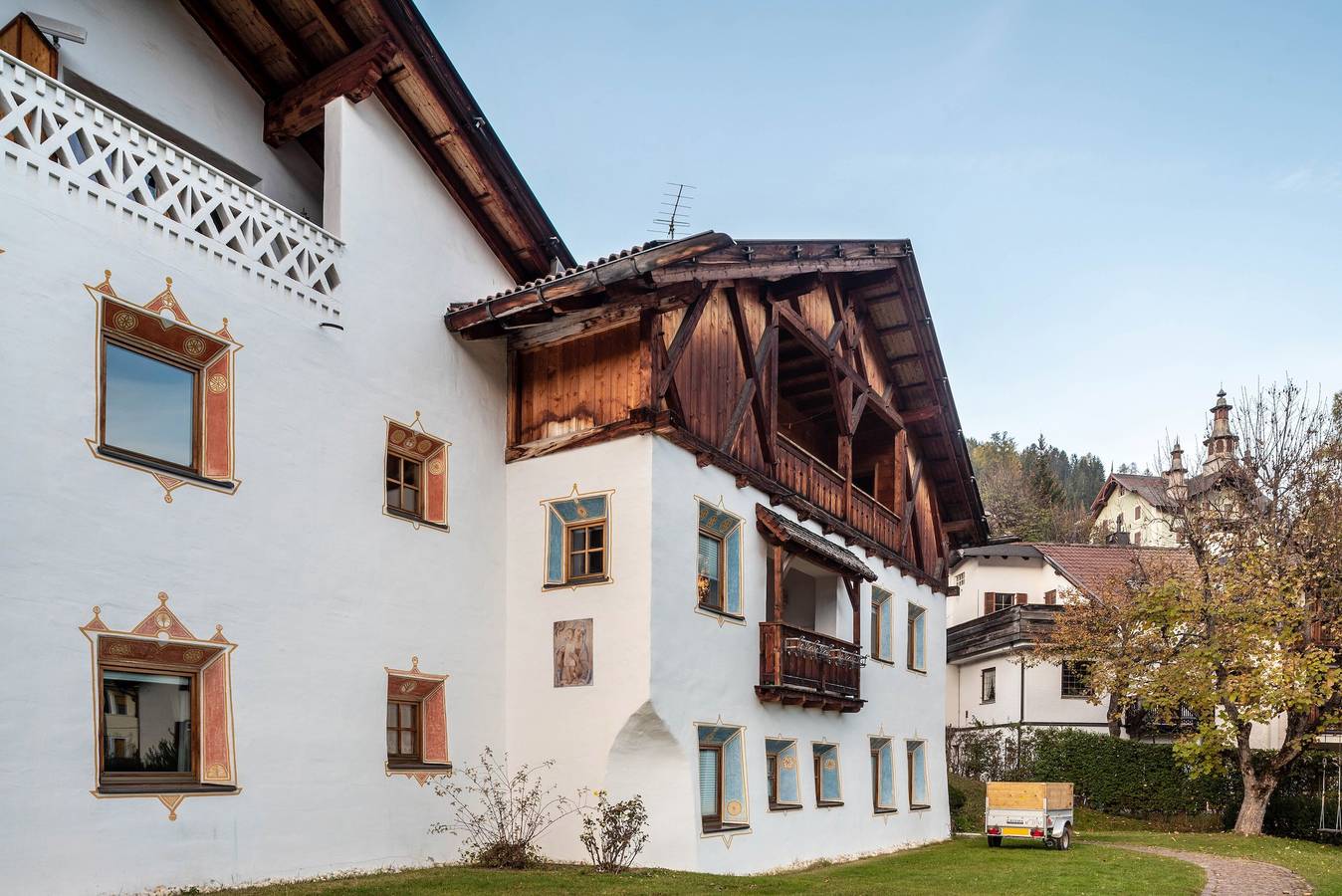 Ganze Wohnung, Ferienwohnung "Cesa Valeria App Monika" mit Bergblick, Gemeinschaftsgarten und Wlan in St. Ulrich in Gröden, Dolomiti Superski