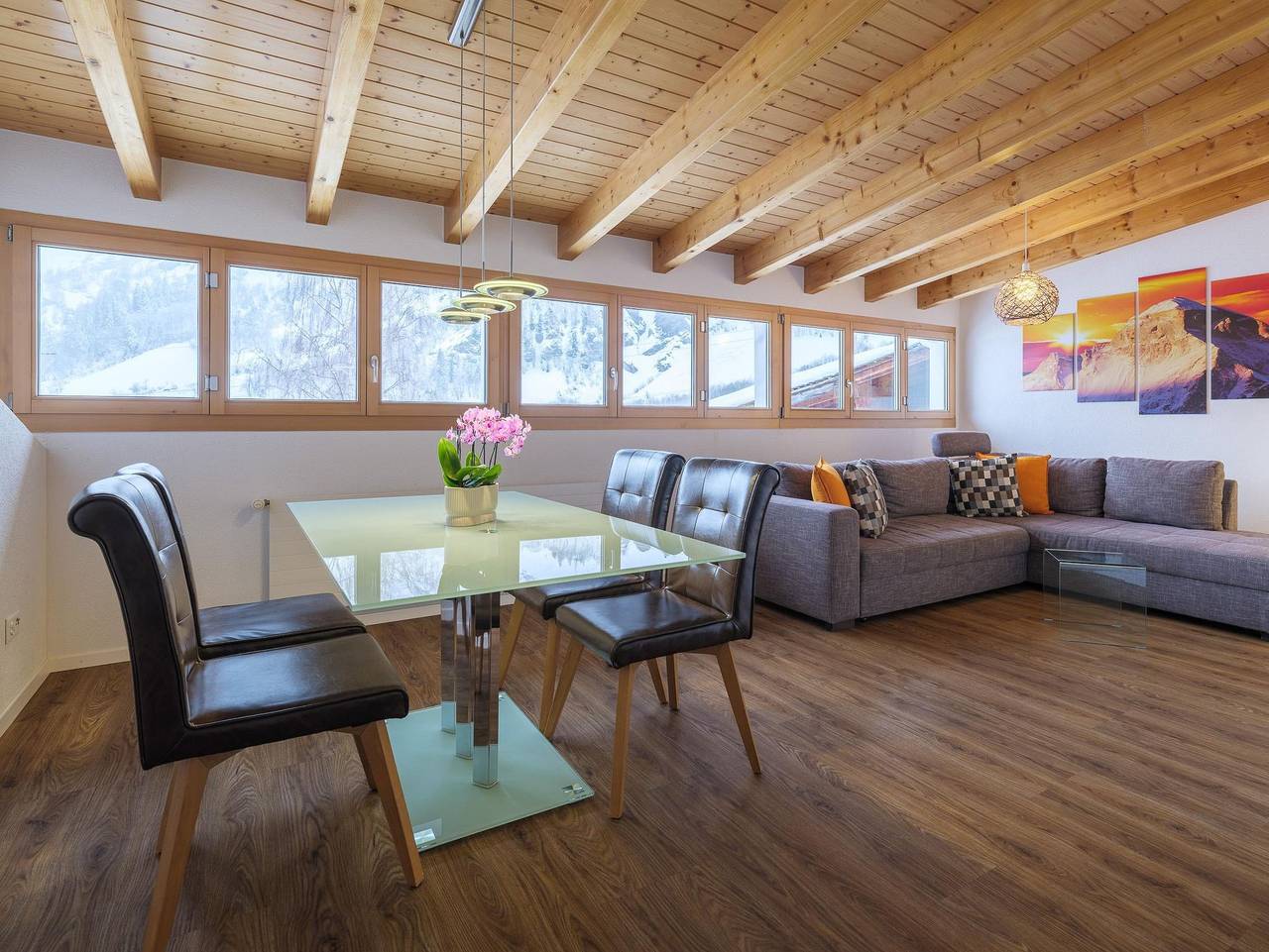 Ganze Ferienwohnung, Alpen Leukerbad # - 3-Zimmer-/4-Bettwohnung, Alpen 8 # (135008) in Leukerbad, Leukerbad & Umgebung