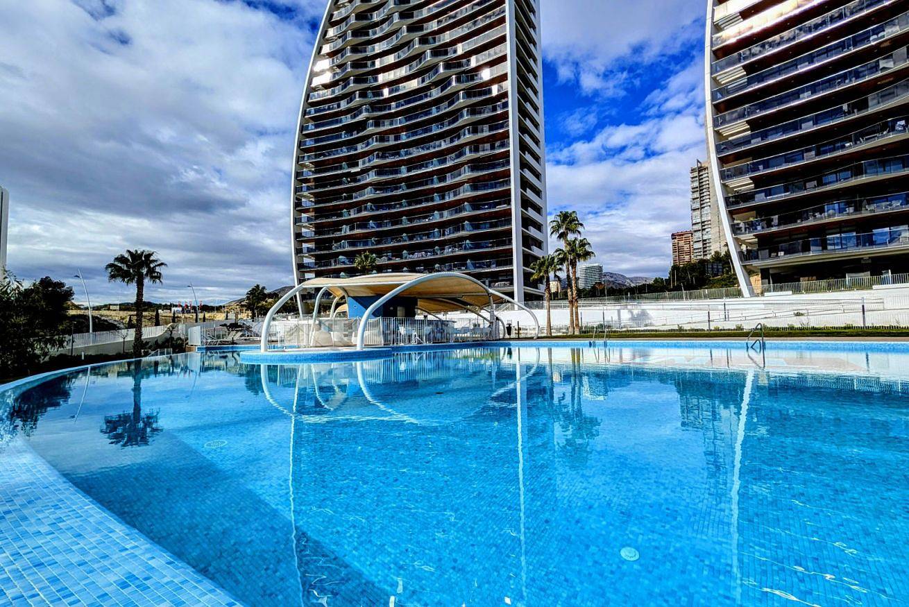 Entire apartment, Sunset Waves azure apartment in Benidorm, Costa Blanca