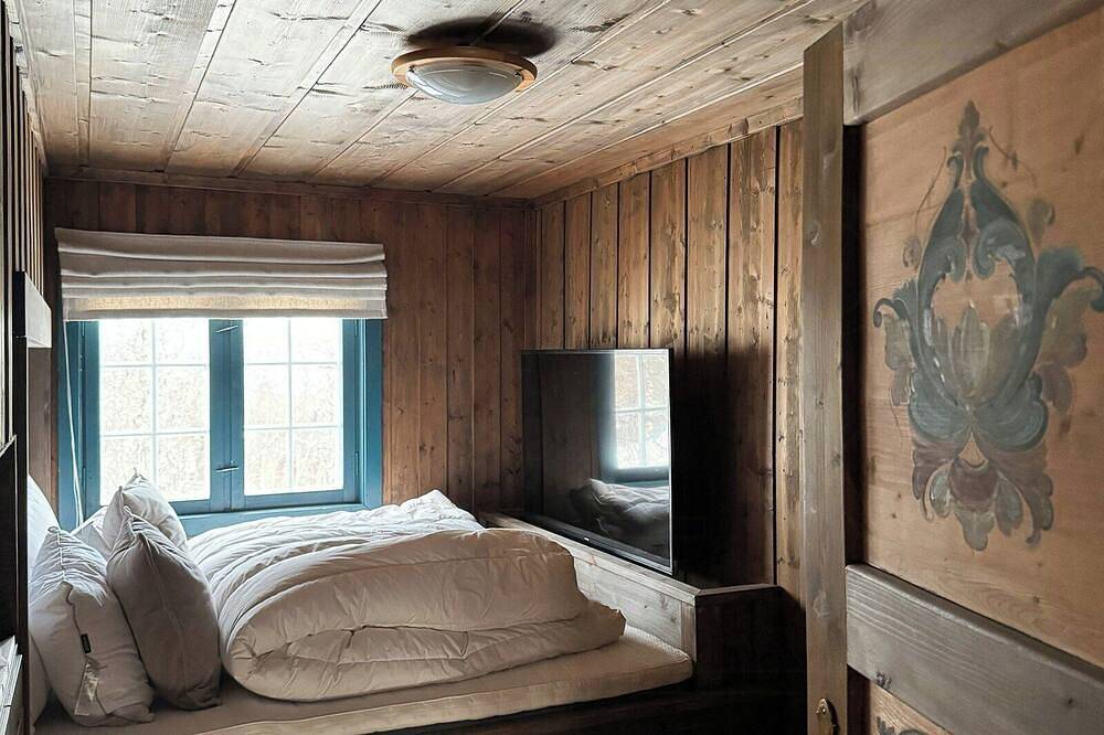 Traditionelle Berghütte mit Aussicht in Havsdalen in Geilo, Hol