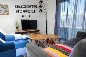 Gîte pour 6 personnes, avec vue et jardin à Giroussens