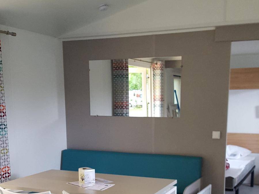 Camping du Lac de Cormoranche - Mobilheim 4 personen - Pmr in Cormoranche-sur-Saône, Bourg-en-Bresse und Umgebung