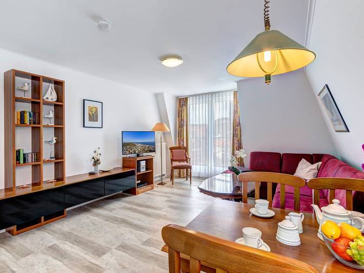 Ferienwohnung für 4 Personen, mit Sauna und Balkon sowie Seeblick in Bansin