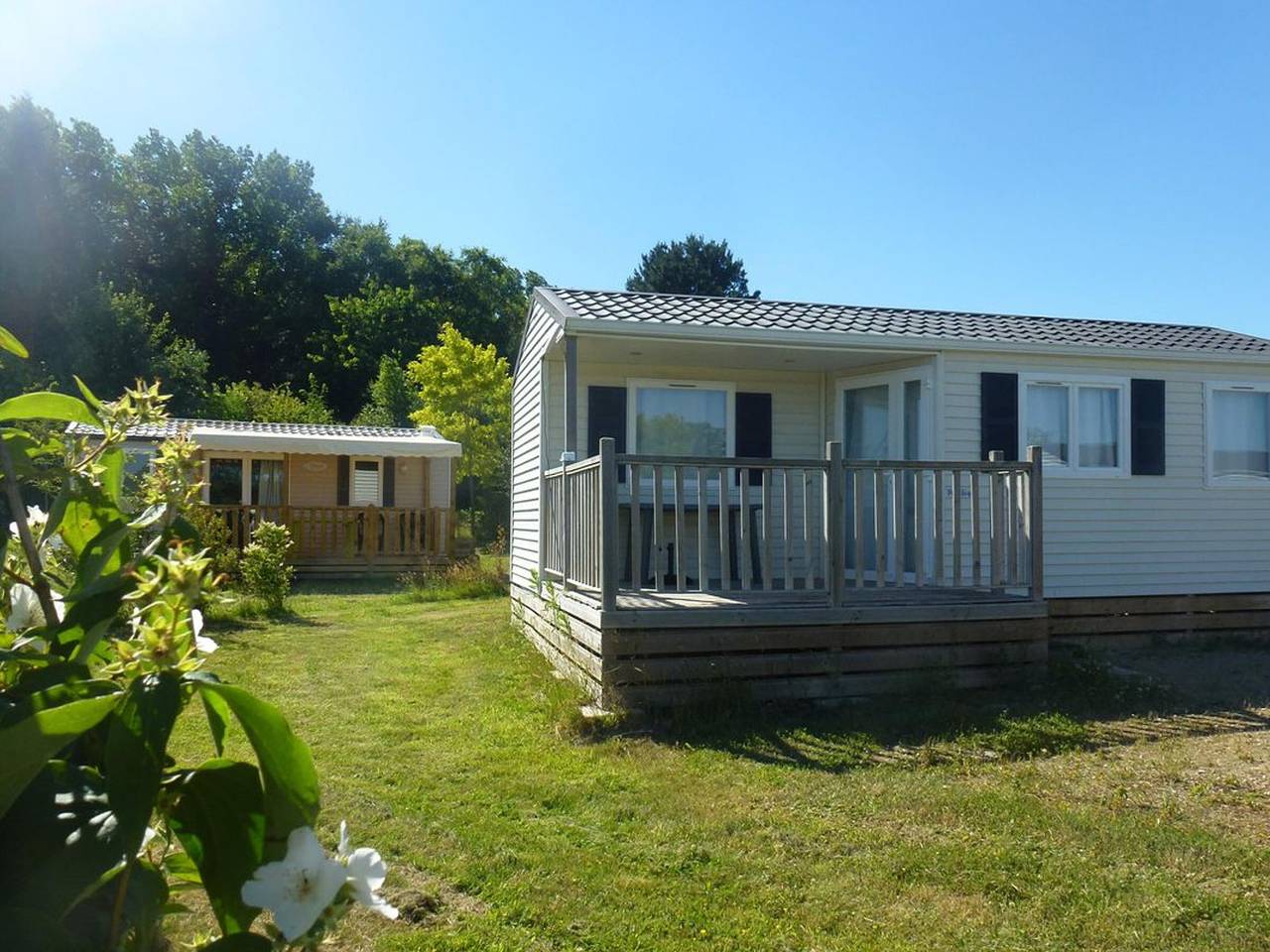 Mobil home avec terrasse à Loudéac pour 4 personnes in Loudéac, Cotes-d'Armor