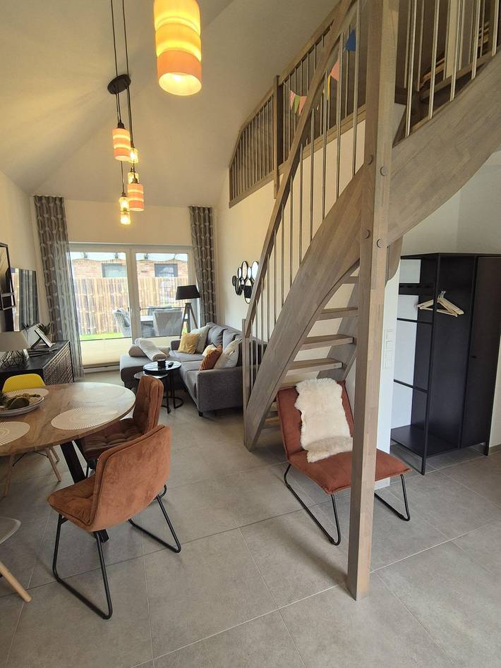 Ferienhaus für 6 Personen, mit Garten und Ausblick in Jade