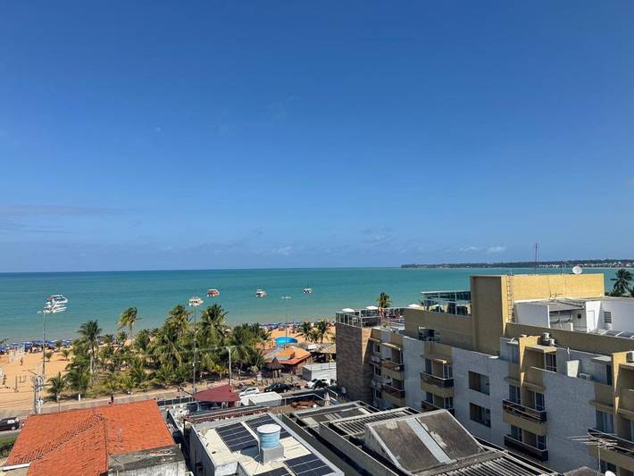 Casas e apartamentos de temporada para 5 pessoas, com piscina e vista e ainda balcão, adaptado a crianças em Tambaú
