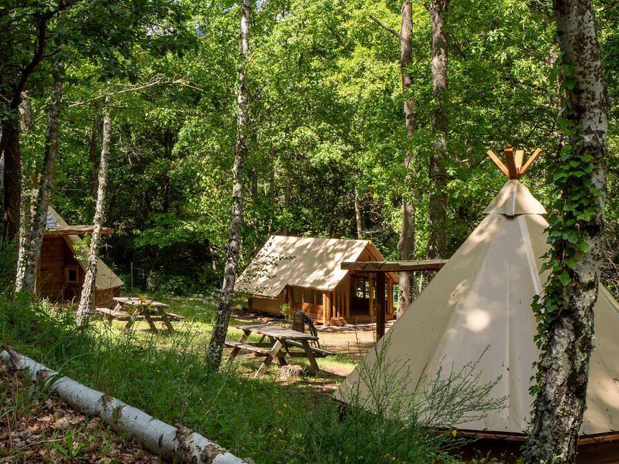 Camping Des Randonneurs - Tente 2 personnes - Tipi moderne in Fenouillet, Parc naturel régional Corbières-Fenouillèdes