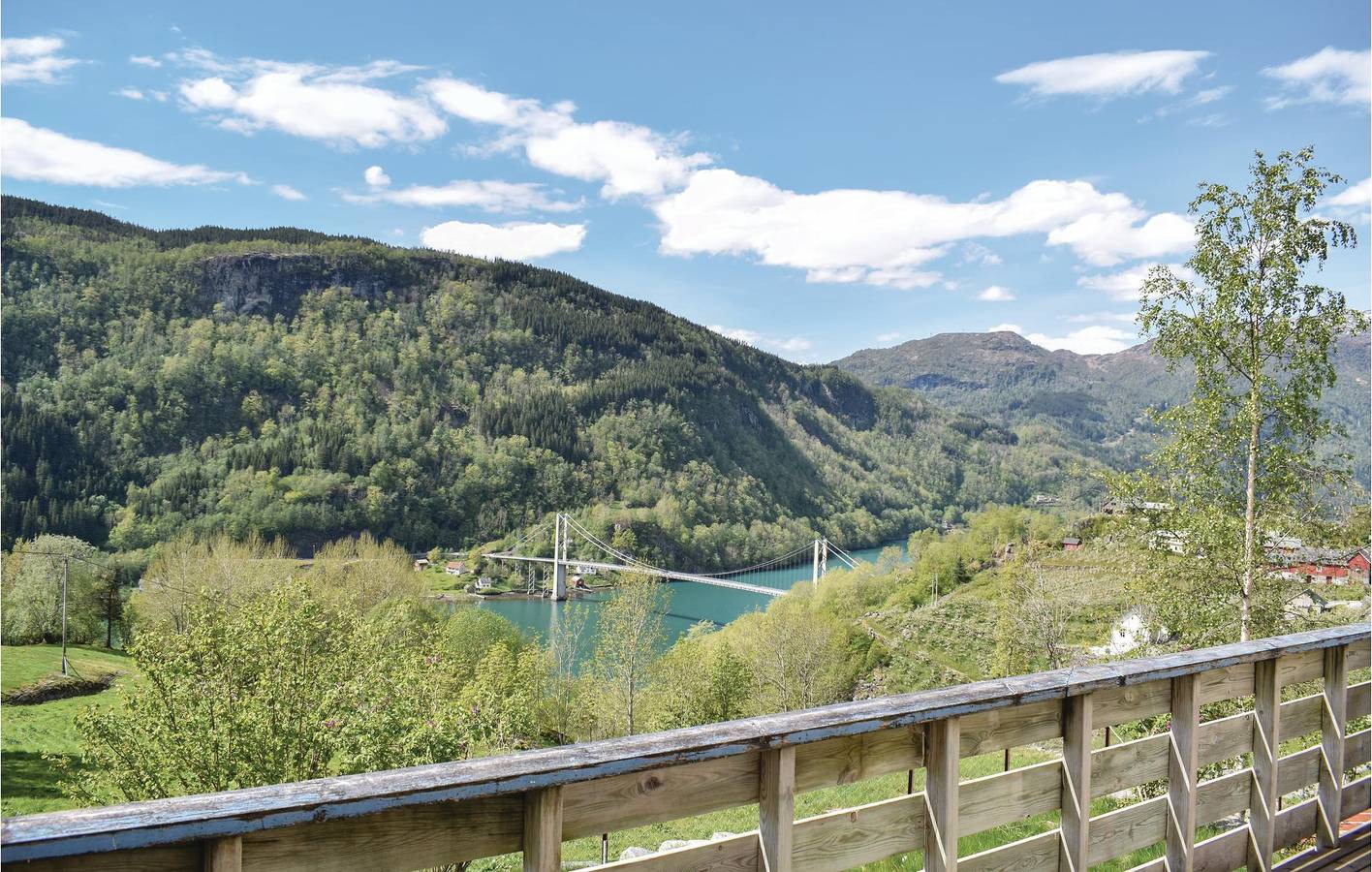 Maison de vacances pour 6 personnes avec terrasse in Kvam