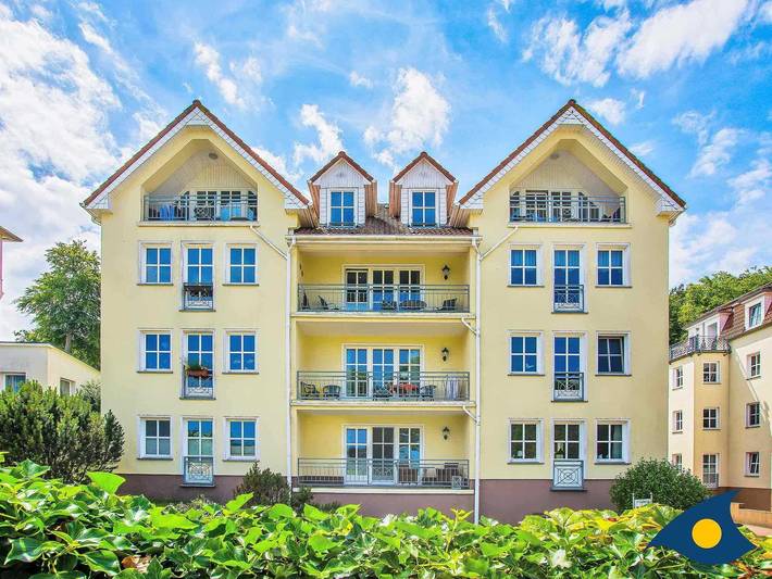 Bungalow für 3 Personen, mit Balkon und Seeblick