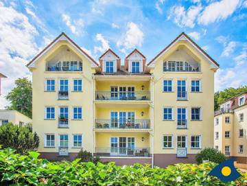 Ferienpark für 3 Personen, mit Balkon und Seeblick, kinderfreundlich in Heringsdorf