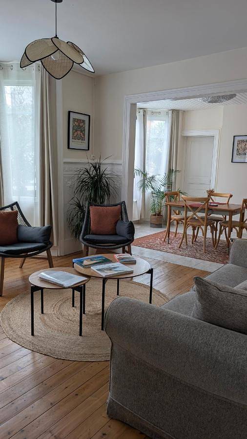 Appartement de vacances pour 4 personnes, avec vue et jardin