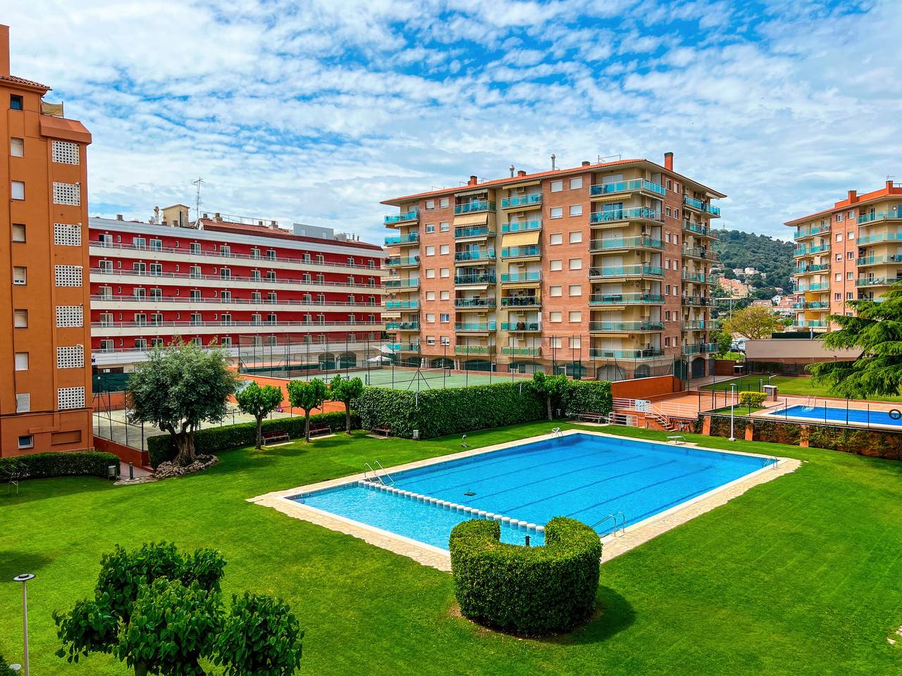 Apartamento entero, Apartamento de vacaciones para 4 personas con balcón in Santa Susana, Costa del Maresme