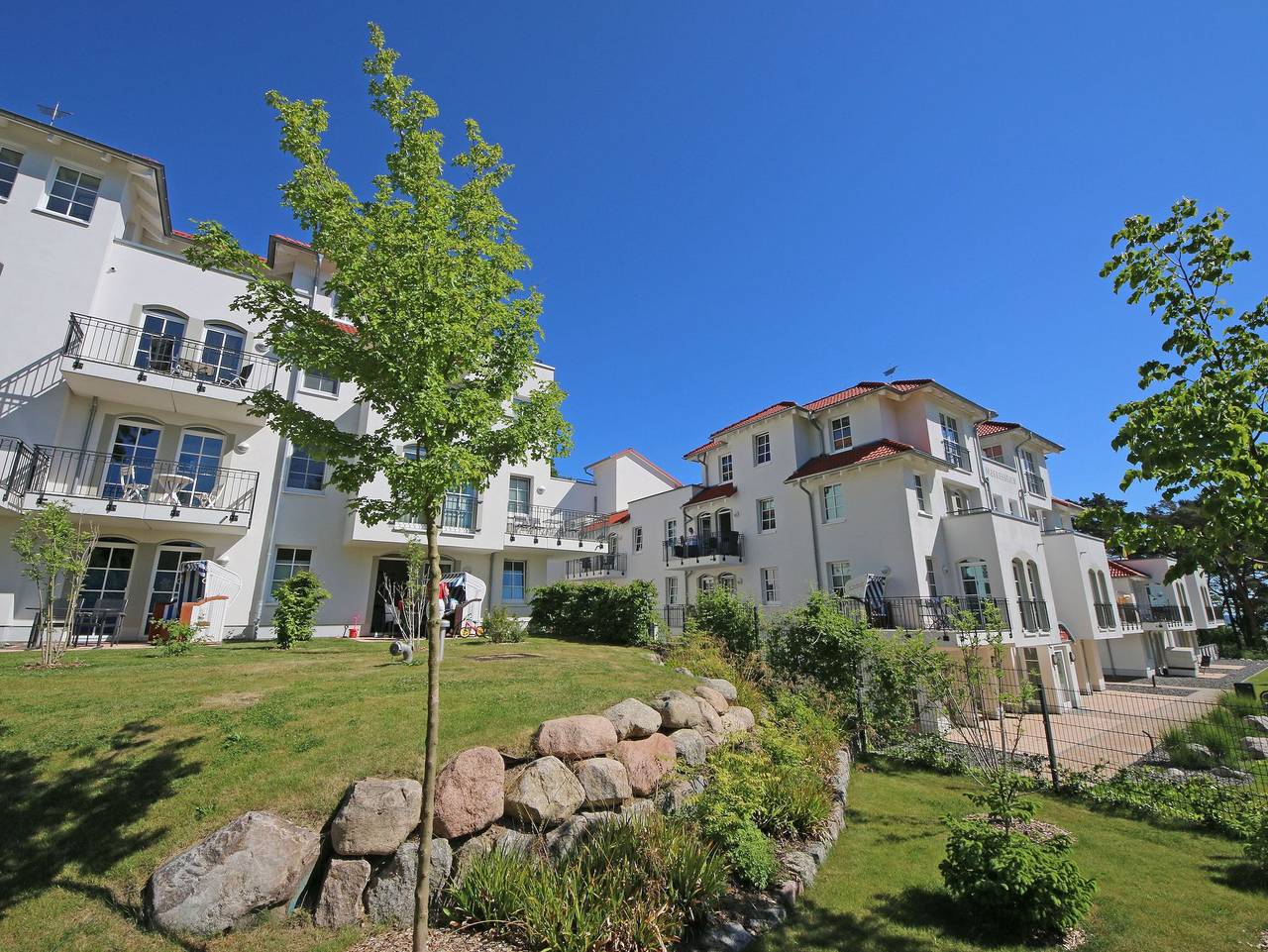 Ganze Ferienwohnung, F: Haus Meeresblick A 0.14 Sansibar mit Terrasse - Haus Meeresblick A 0.14 Sansibar mit Terrasse in Baabe, Rügen