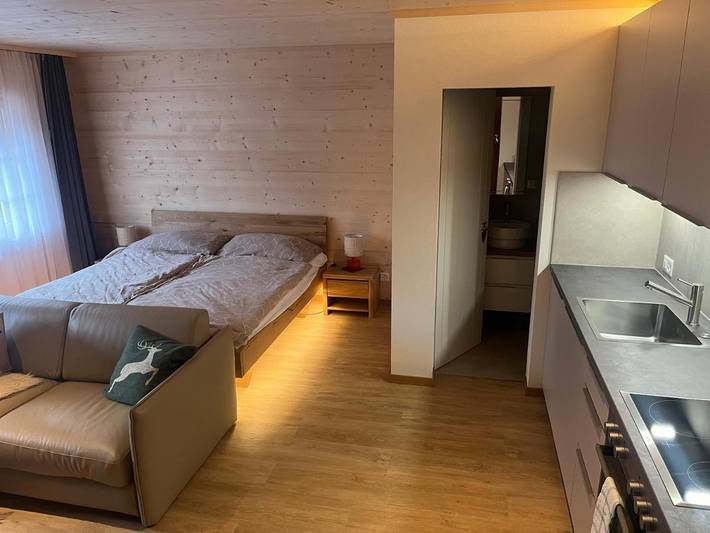 Ferienwohnung für 2 Personen, mit Terrasse und Ausblick in Habkern