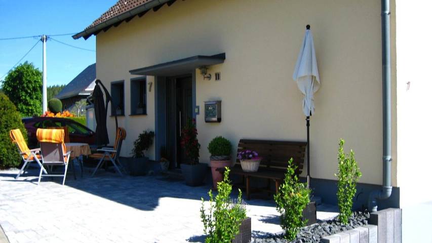 Ferienwohnung für 2 Personen, mit Balkon und Terrasse sowie Ausblick in Wimbach