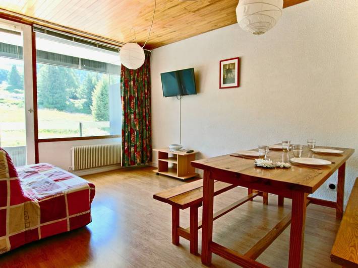 Studio pour 4 personnes, avec balcon à Chamrousse