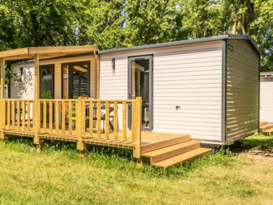 Camping Domaine de La Ville Huchet  - Mobilheim 4 personen - Mobilheim Premium Alizé 3 Zimmer 4 Personen + Tv 2sdb in Saint-Malo, Saint-Malo und Umgebung
