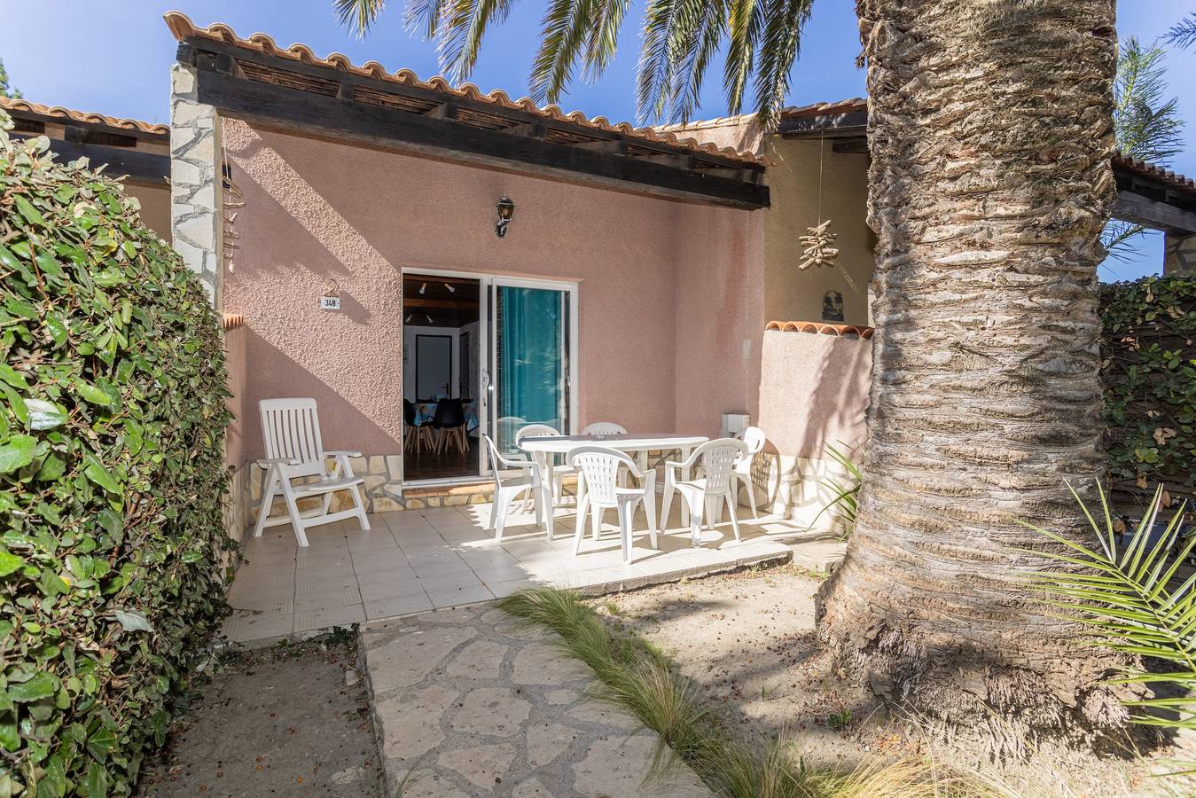 Gîte La Capelle for 7 People, with Pool in Roquefort-des-Corbières, Mediterranean Coast (France)