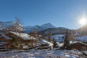 Gîte pour 12 personnes, avec jacuzzi ainsi que balcon et jardin dans Lauenen Bei Gstaad