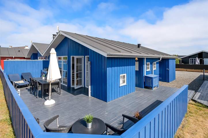 Ferienhaus für 6 Personen, mit Terrasse und Whirlpool, mit Haustier in Hvide Sande