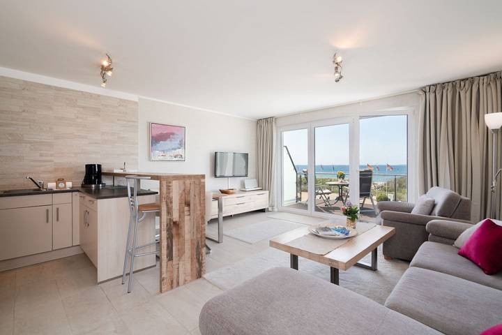 Ferienwohnung für 2 Personen, mit Balkon in Pelzerhaken