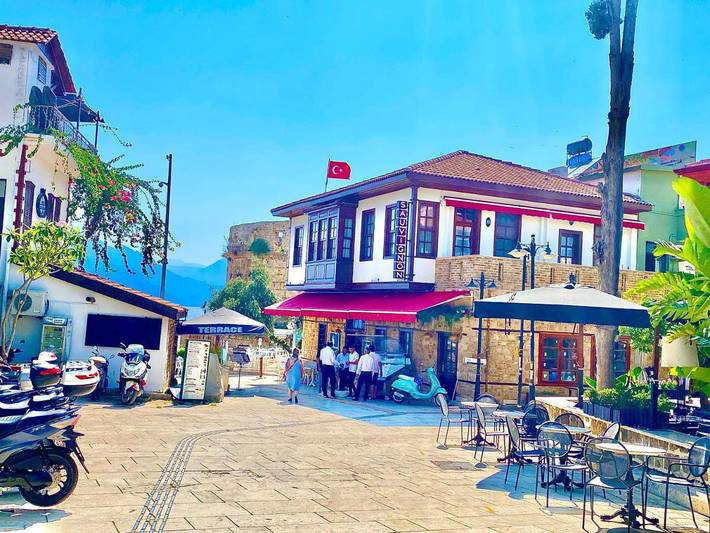 Hotel dla 2 osób, z widok w Antalya