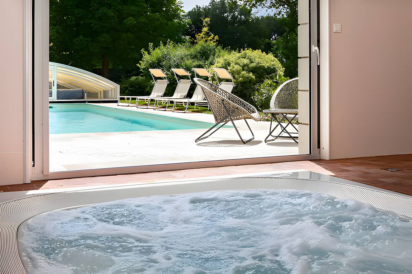 La clef des champs - Piscine et Jacuzzi - Lémeré in Lémeré, Parc naturel régional Loire-Anjou-Touraine