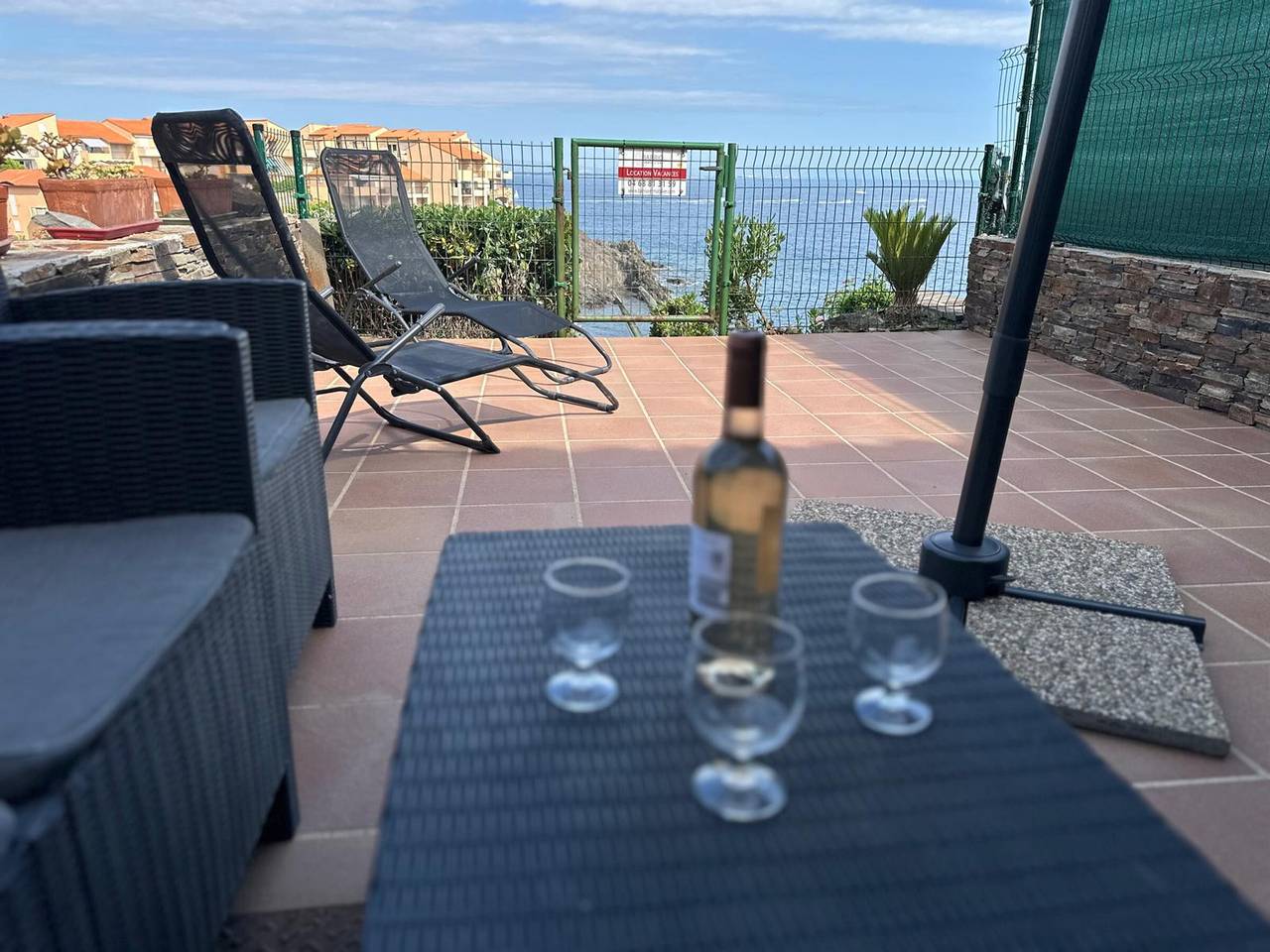 Ganze Wohnung, Charmantes T2 in Port-Vendres, direkter Strandzugang, privater Parkplatz in La Côte Vermeille, Port-Vendres