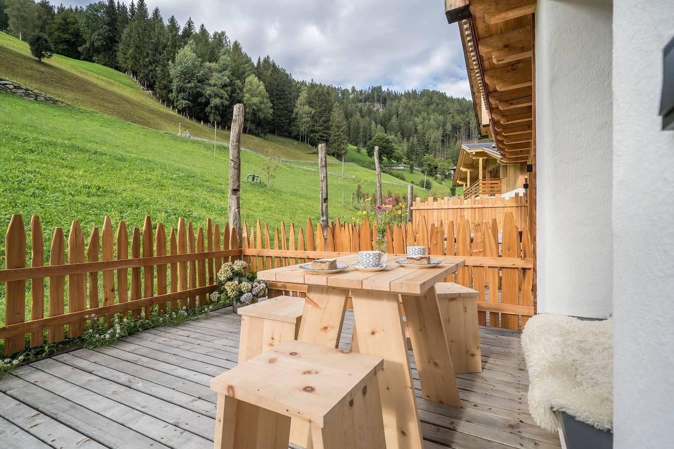 Ganze Wohnung, Lagar-Ferienwohnung "Pircher Schnallele" mit privater Gartenterrasse und Bergblick in St. Martin in Passeier, Passeiertal