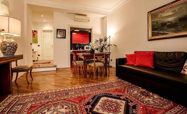 Apartament wakacyjny dla 7 osób, z balkon w Rzym