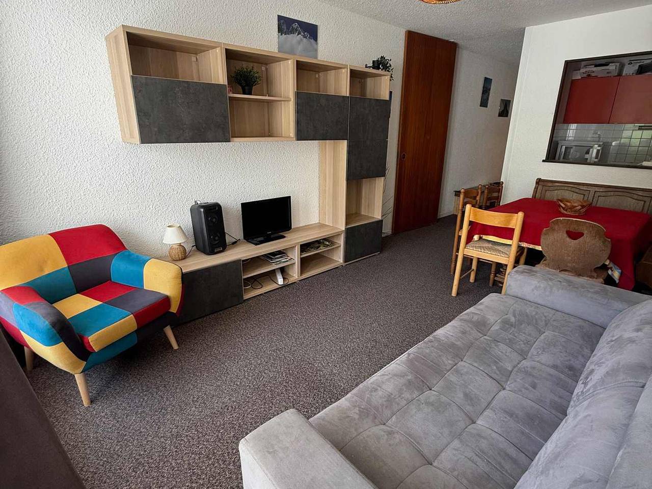 Appartement entier, 2 pièces cabine au pied des pistes - Vue sur pistes in Prapoutel, Les Adrets